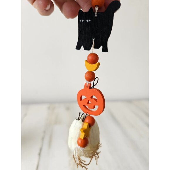 Midwest Cannon falls pumpkin cat ornament jack-o'-lantern Salem collection Hallo - Picture 3 of 8